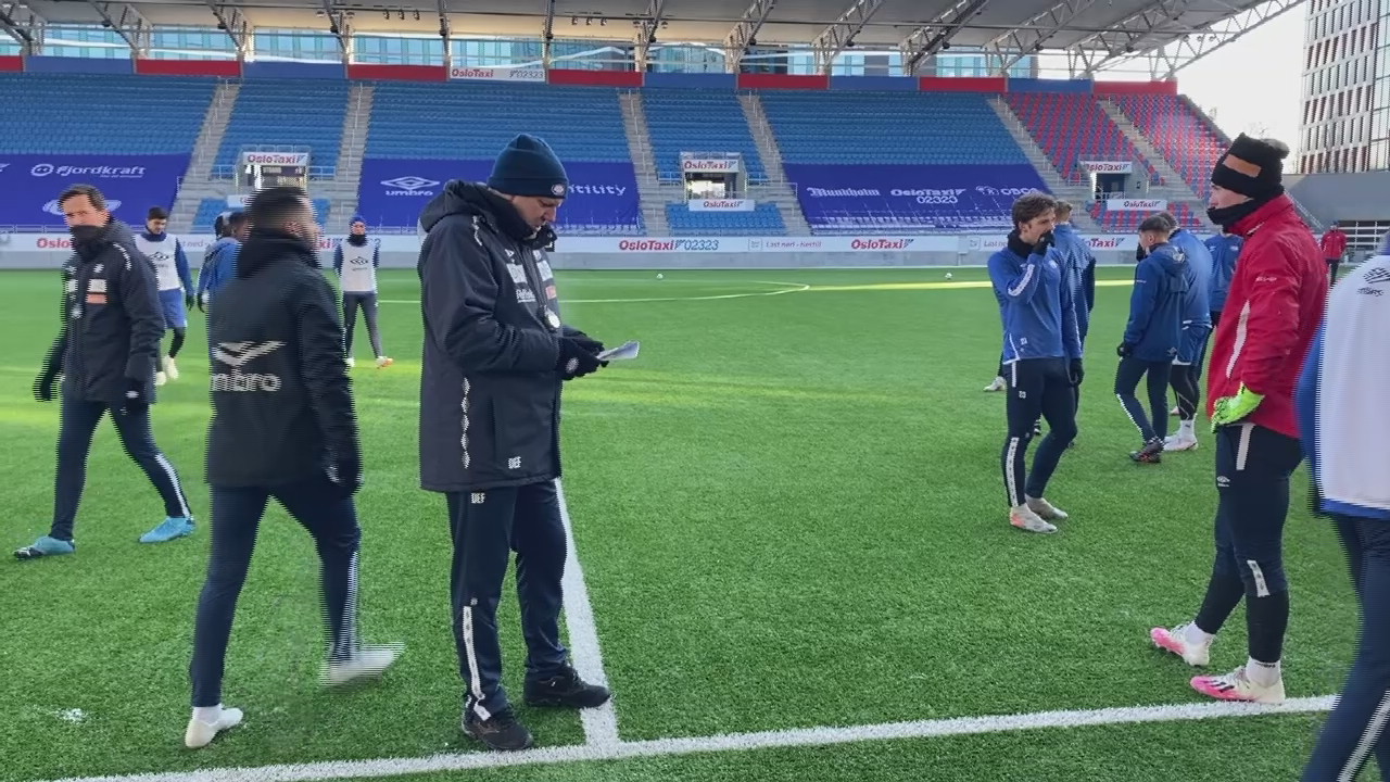 - Høyt nivå på trening